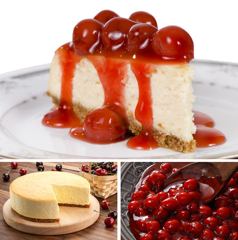 vegan cherry cheesecake